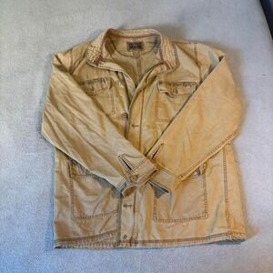 Converse brown utility jacket with‎ a grunge vibe